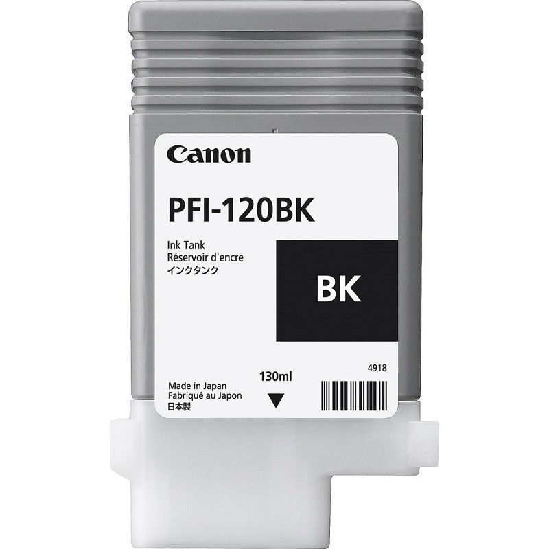 Canon pigmentno črnilo PFI-120, 130 ml, Black