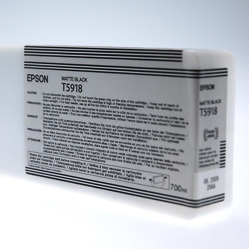 Epson črnilo T5918, 700 ml, matte black
