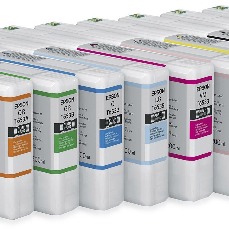 Epson črnilo T6533, 200 ml, vivid magenta