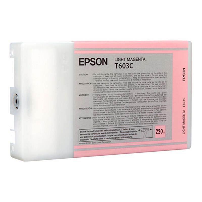 Epson črnilo T603C, 220 ml, light magenta