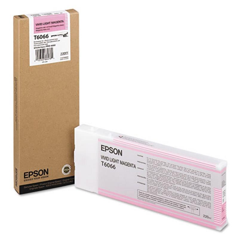 Epson črnilo T6066, 220 ml, vivid light magenta