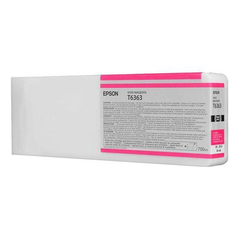 Epson črnilo T6363, 700 ml, vivid magenta