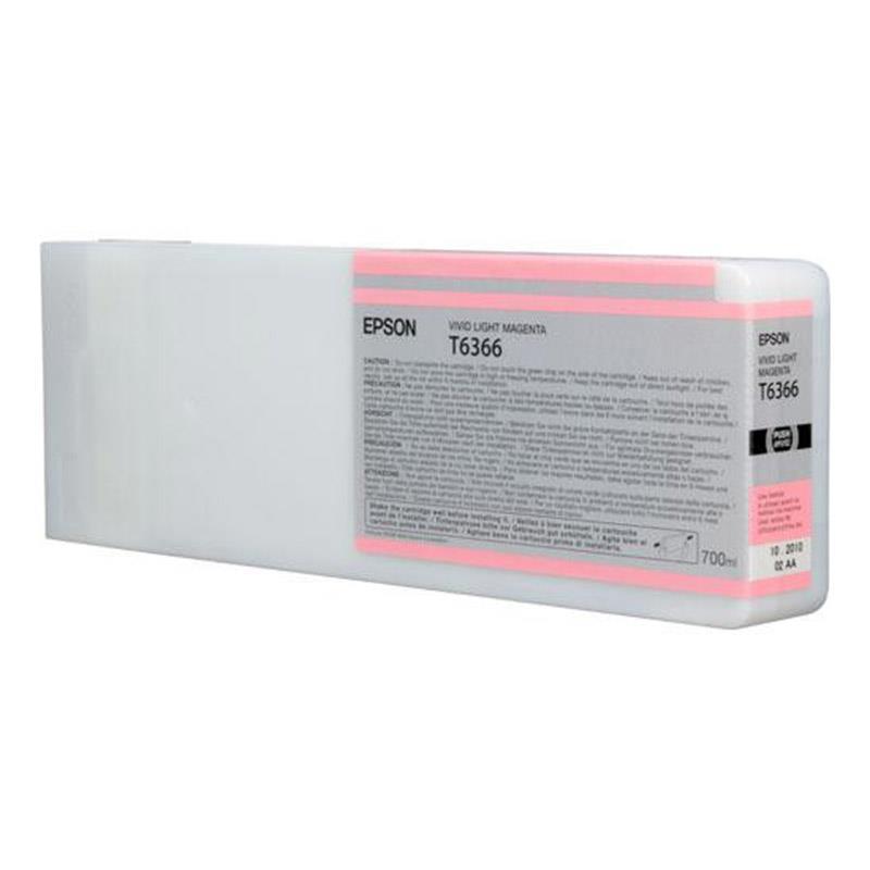 Epson črnilo T6366, 700 ml, vivid light magenta