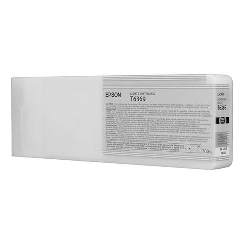 Epson črnilo T6369, 700 ml, light light black