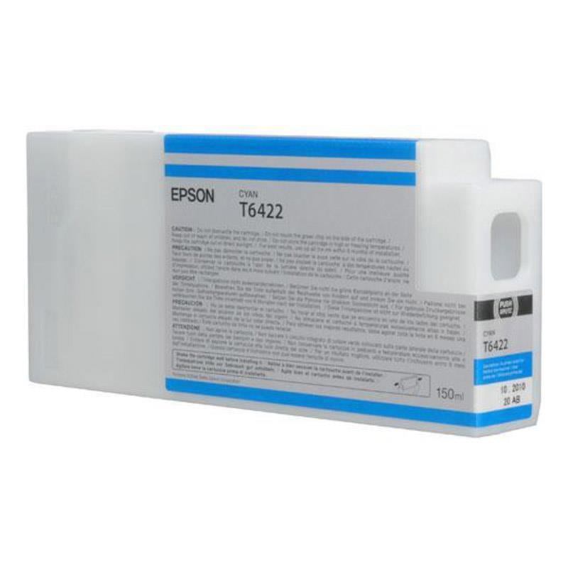 Epson črnilo T6422, 150 ml, cyan
