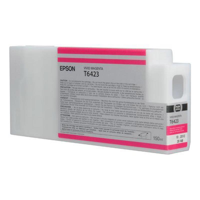 Epson črnilo T6423, 150 ml, vivid magenta