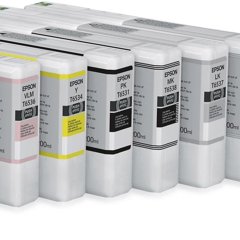 Epson črnilo T6538, 200 ml, matte black