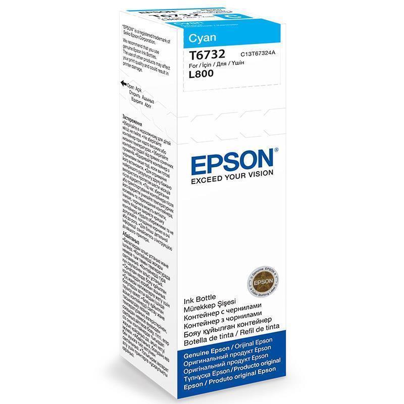 Epson črnilo T6732, 70 ml, cyan