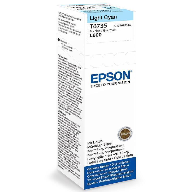 Epson črnilo T6735, 70 ml, light cyan