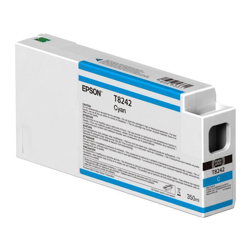 Epson črnilo T8242, 350 ml, cyan