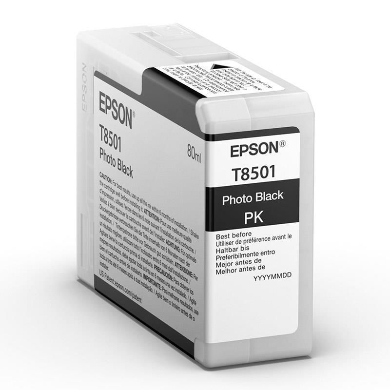 Epson črnilo T8501, 80 ml, photo black
