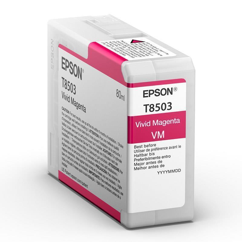Epson črnilo T8503, 80 ml, vivid magenta