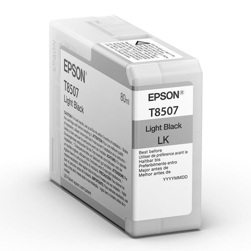 Epson črnilo T8507, 80 ml, light black