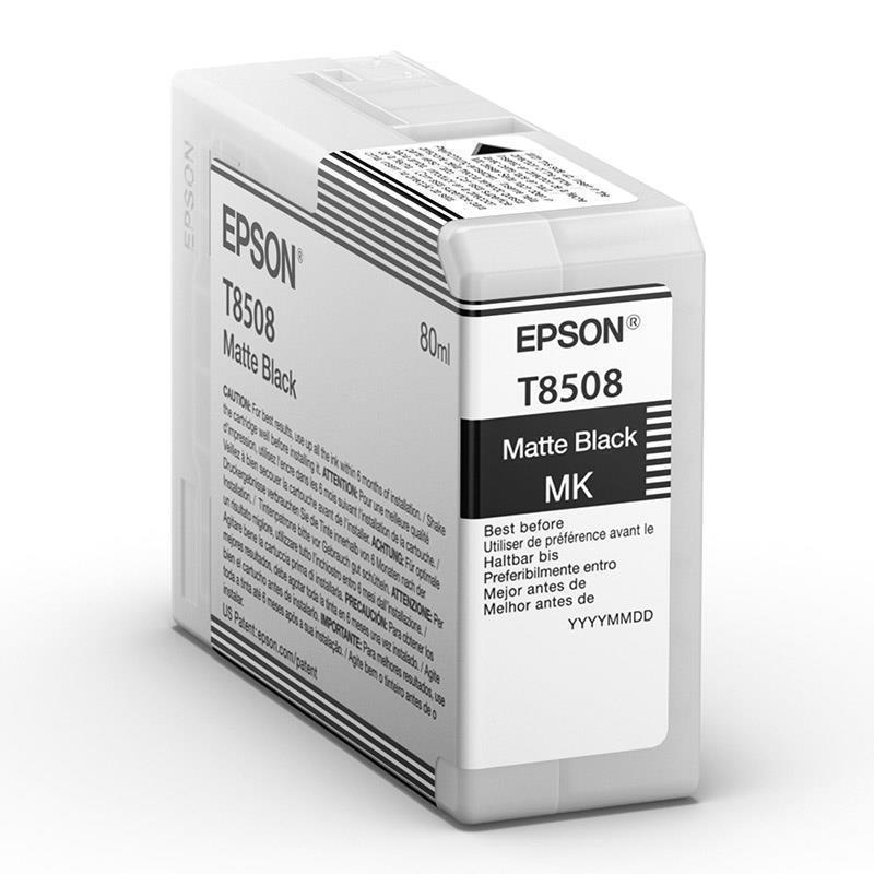 Epson črnilo T8508, 80 ml, matte black