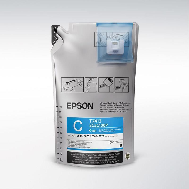 Epson črnilo UltraChrome DS Cyan, 1 l