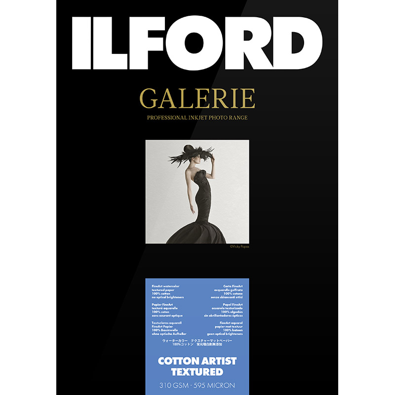 ILFORD GALERIE Cotton Artist Textured, A3+, 25 listov