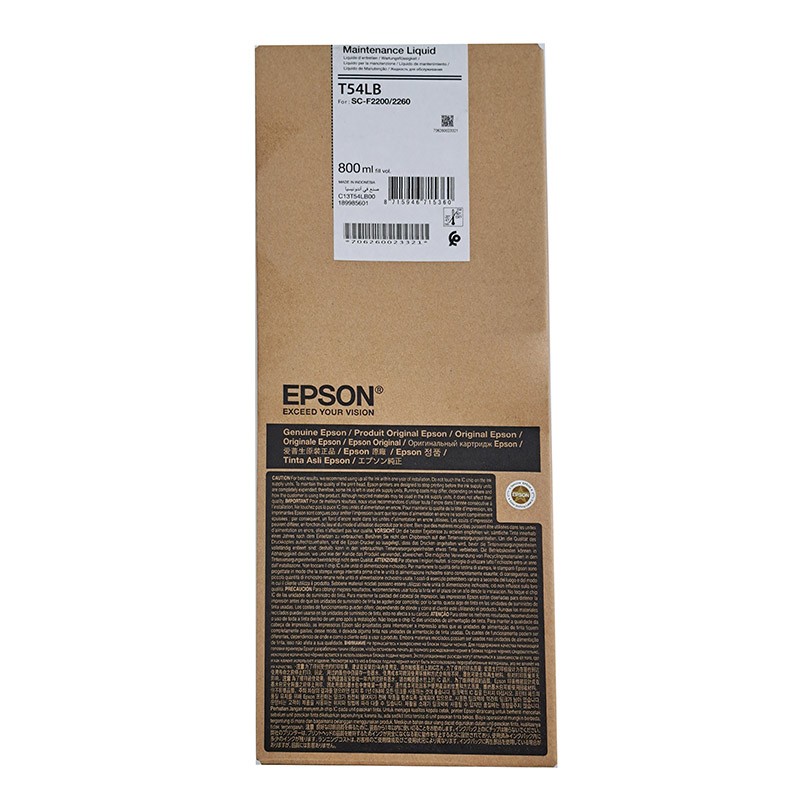 Epson tekočina za vzdrževanje T54LB, 800 ml