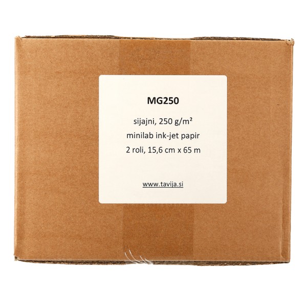 TAVIJA MG250, minilab ink-jet papir, 15,2 cm x 65 m, 2 roli
