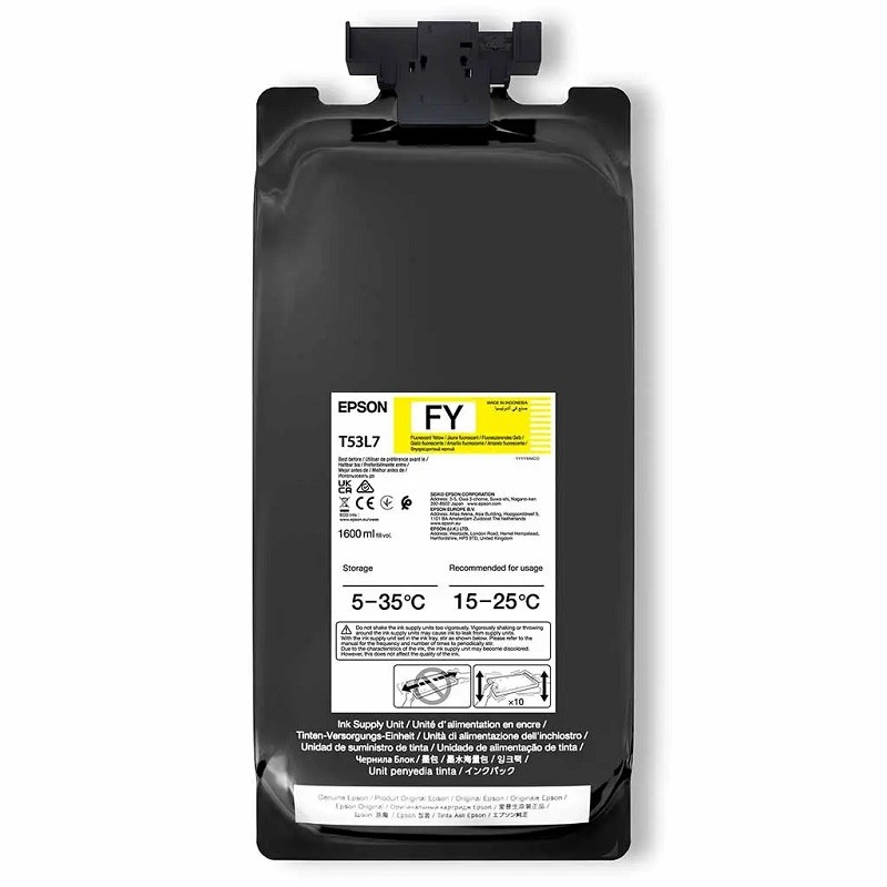 Epson črnilo UltraChrome DS Fluorescent Yellow, pakiranje 2 x 1,6 l