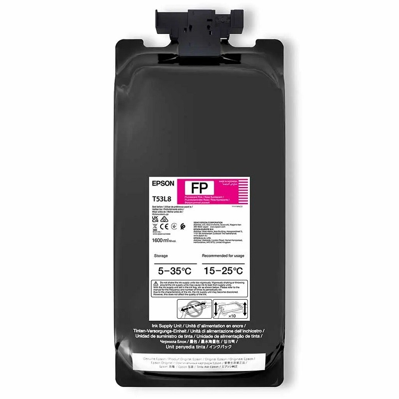 Epson črnilo UltraChrome DS Fluorescent Pink, pakiranje 2 x 1,6 l