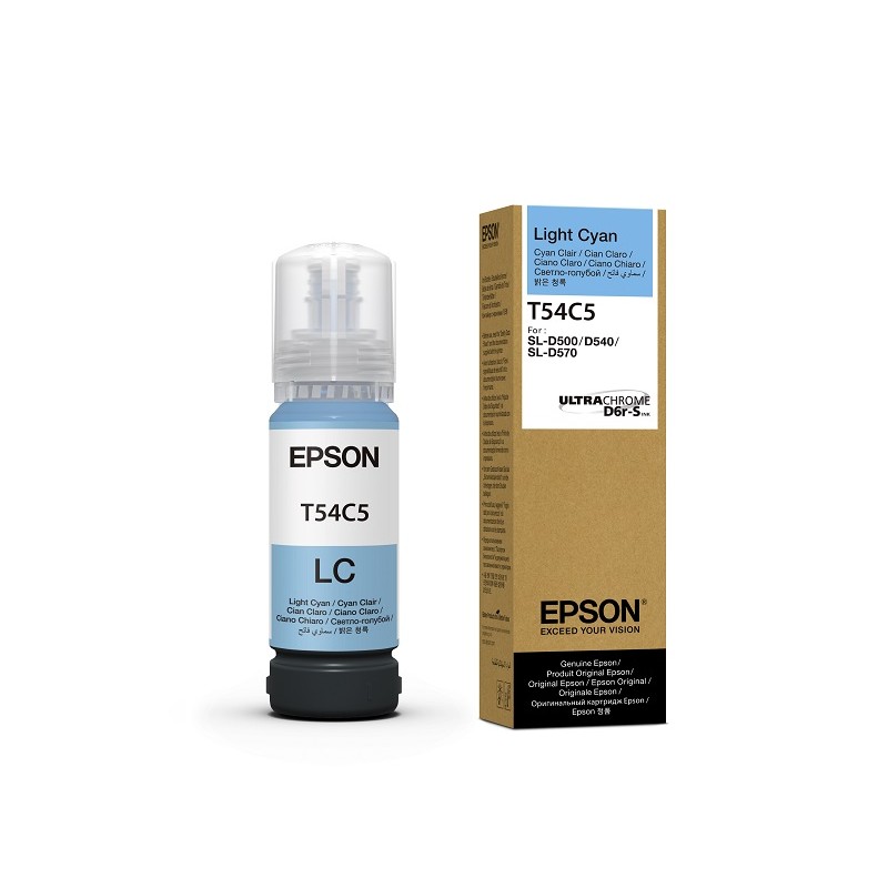 Epson črnilo T54C, 70 ml, light cyan