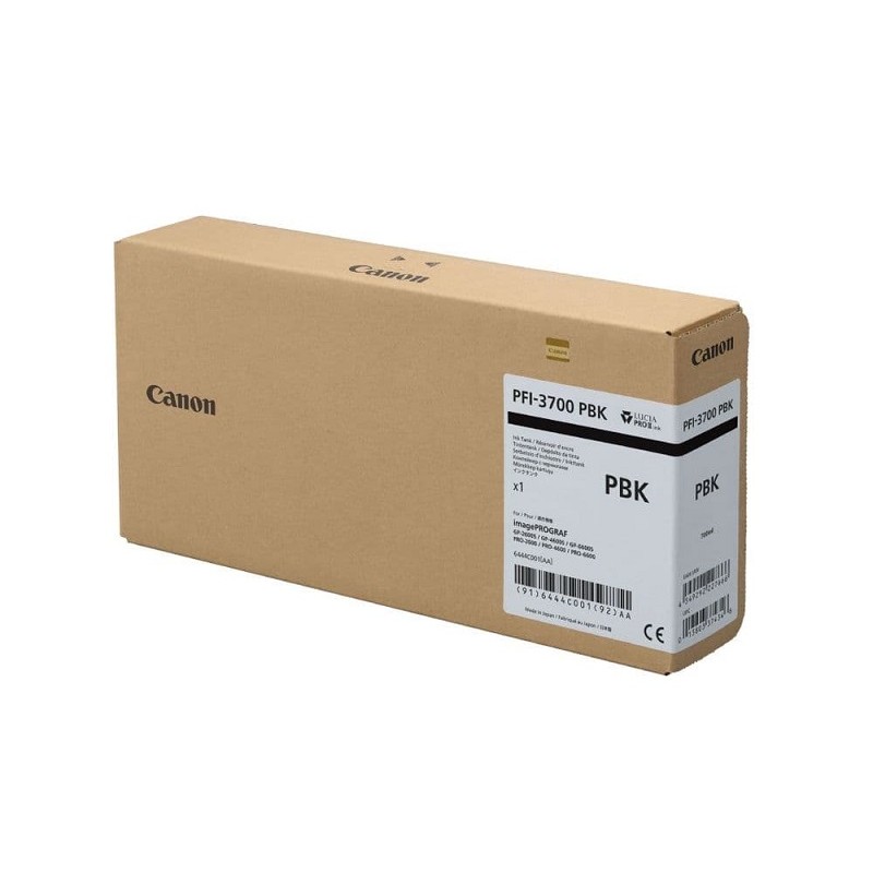 Canon pigmentno črnilo PFI-3700, 700 ml, Photo Black