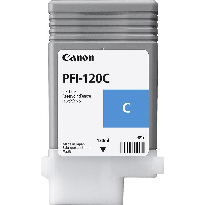 Canon pigmentno črnilo PFI-120, 130 ml, Cyan