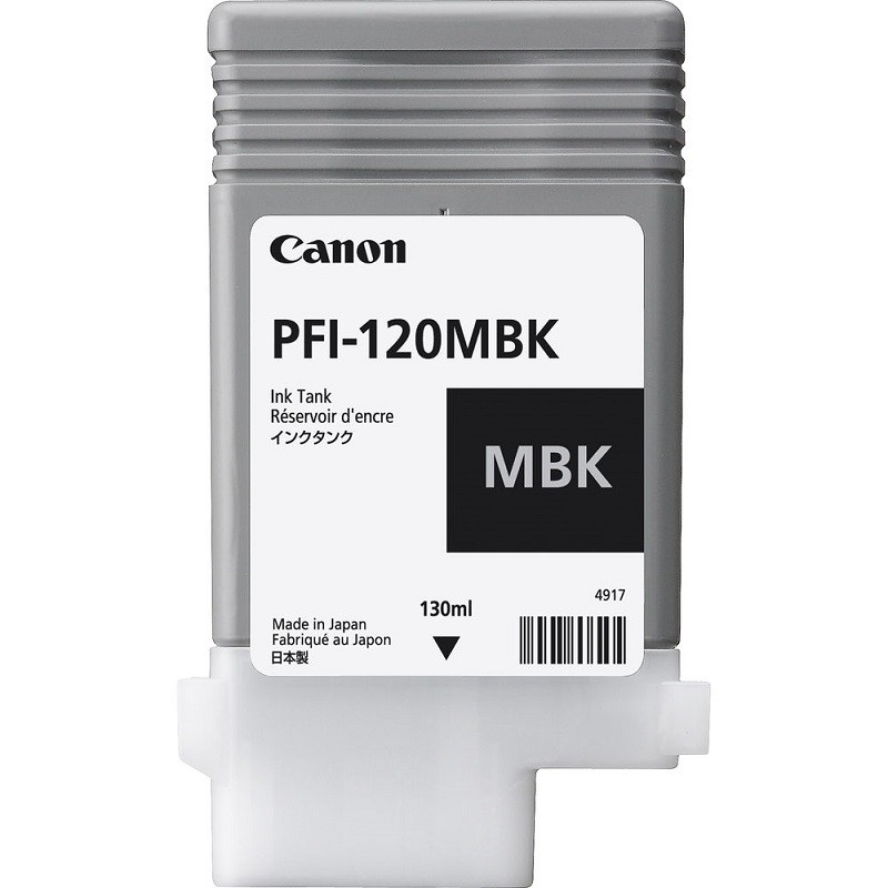 Canon pigmentno črnilo PFI-120, 130 ml, Matte Black