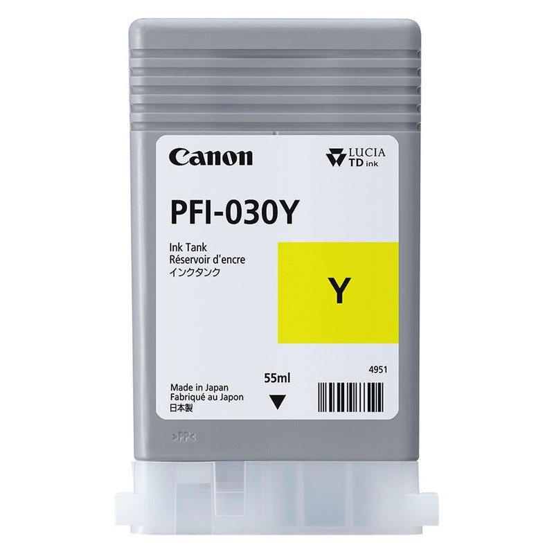 Canon pigmentno črnilo PFI-030, 55 ml, Yello