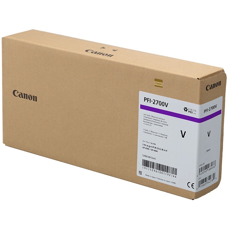 Canon pigmentno črnilo PFI-2700, 700 ml, Violet