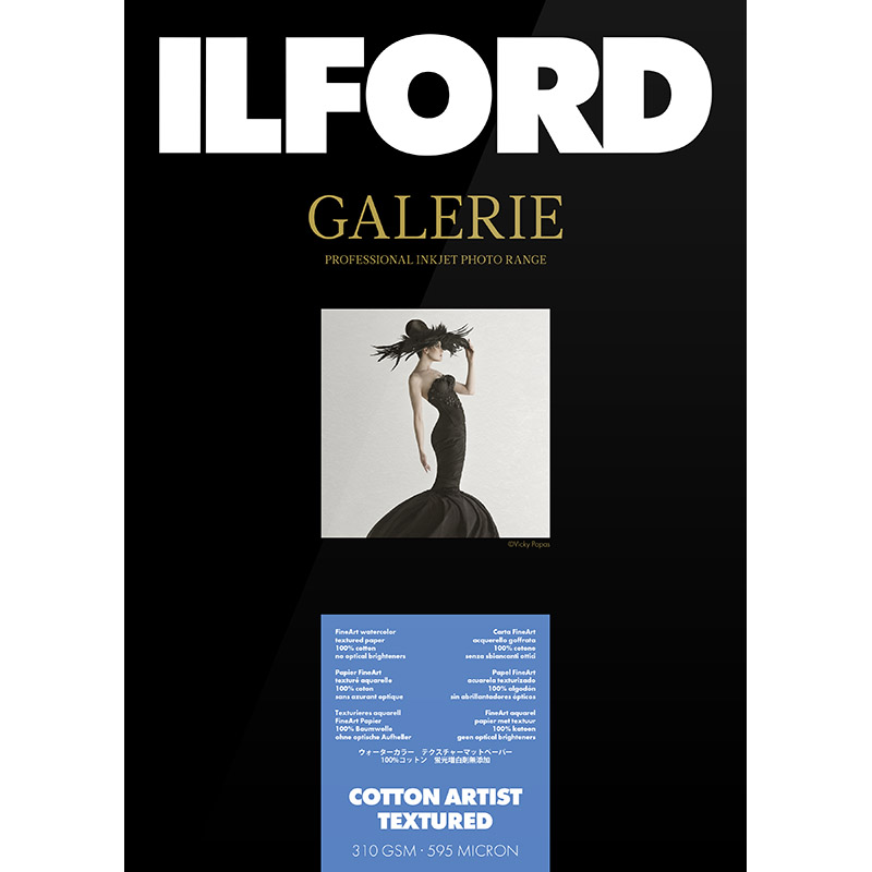 ILFORD GALERIE Prestige Cotton Artist Textured, A3, 25 listov