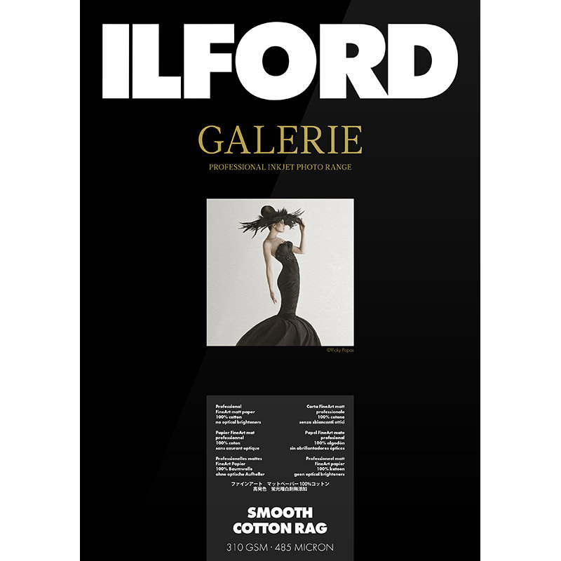 ILFORD GALERIE Smooth Cotton Rag, 10 x 15, 50 listov