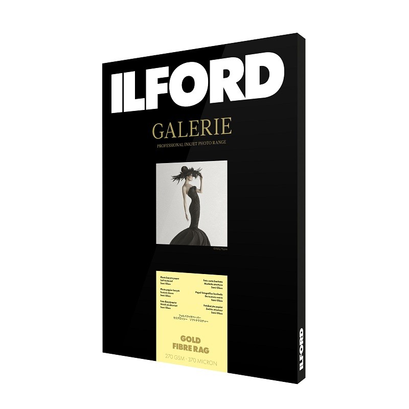 Baritni foto papir ILFORD GALERIE Gold Fibre Rag, velikost 13 x 18.