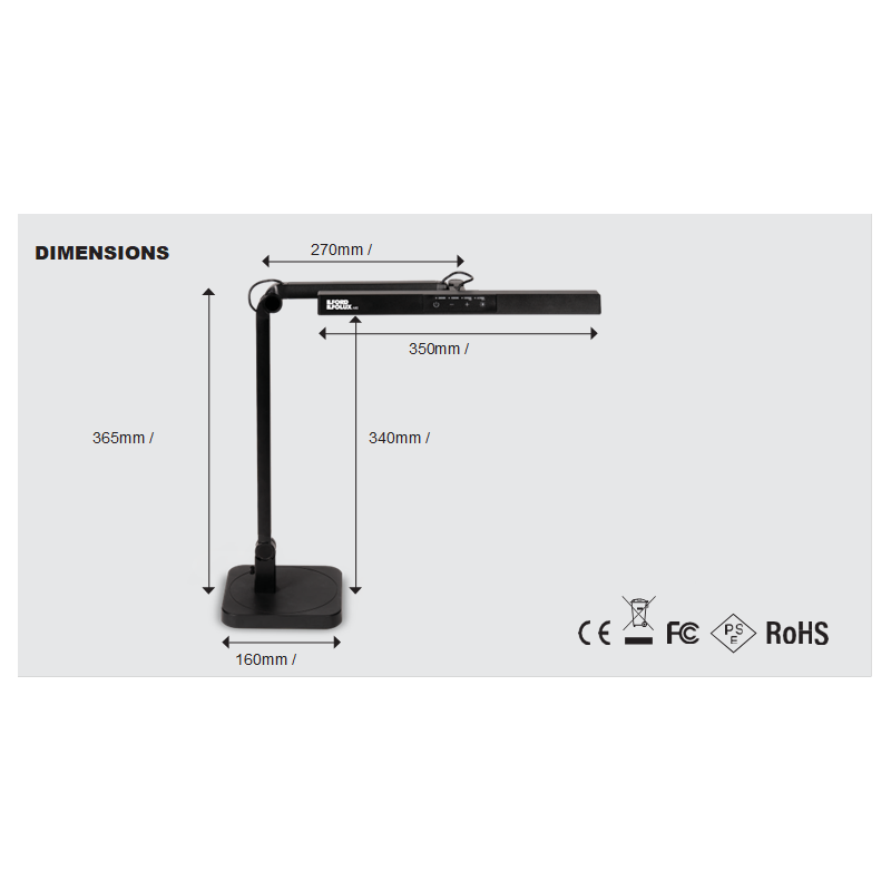 ILFORD ILFOLUX namizna LED svetilka