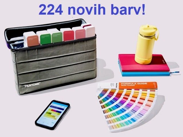 Novi Pantone barvni katalogi