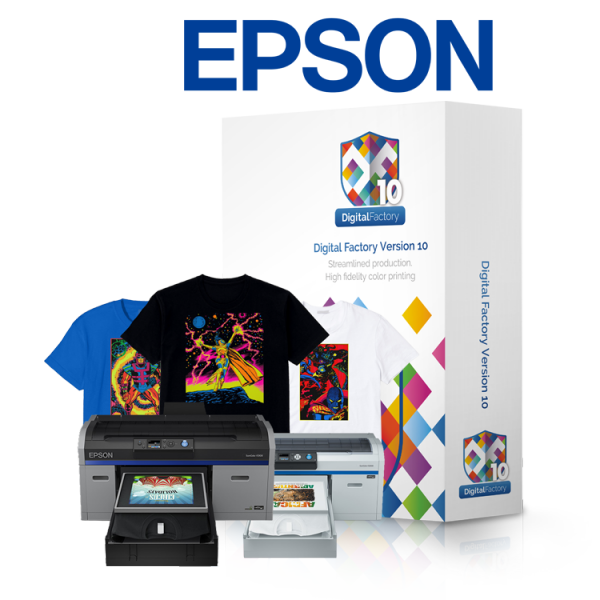 Podprti so Epson DTG tiskalniki.
