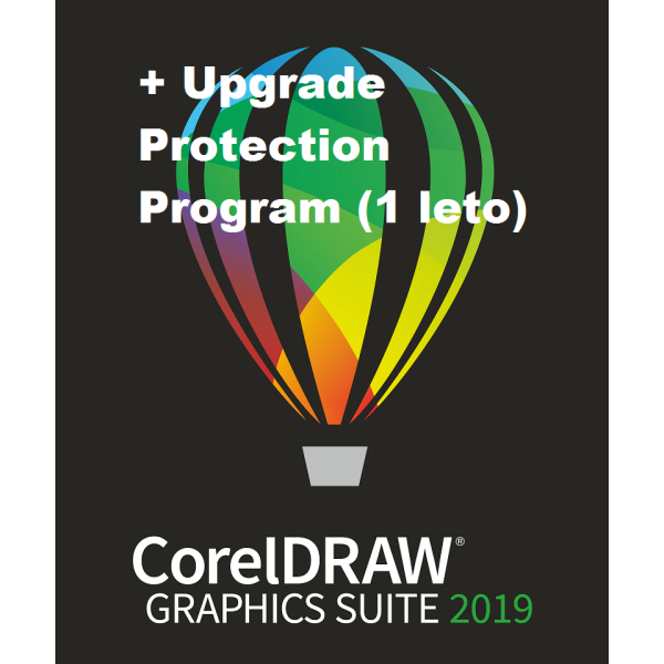 CorelDRAW Graphics Suite 2019 +  Upgrade Protection Program (1 leto)