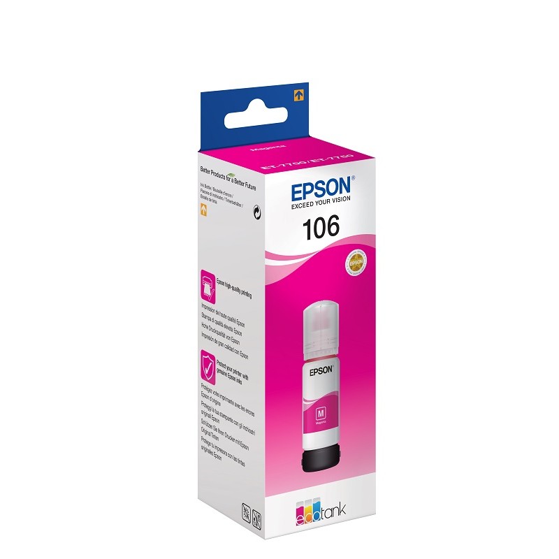 Epson črnilo EcoTank 106, 70 ml, magenta
