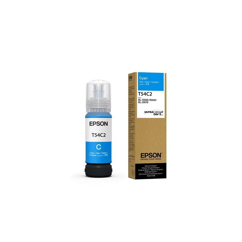 Epson črnilo T54C, 70 ml ,cyan