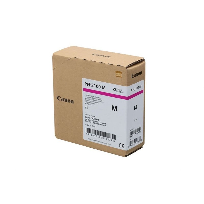 Canon pigmentno črnilo PFI-3100, 160 ml, Magenta