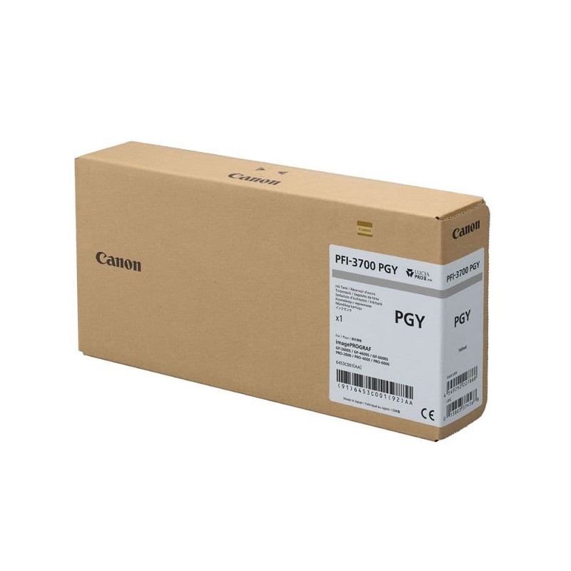 Canon pigmentno črnilo PFI-3700, 700 ml, Photo Gray