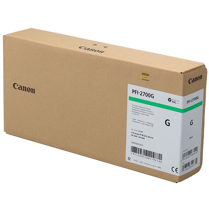 Canon pigmentno črnilo PFI-2700, 700 ml, Green