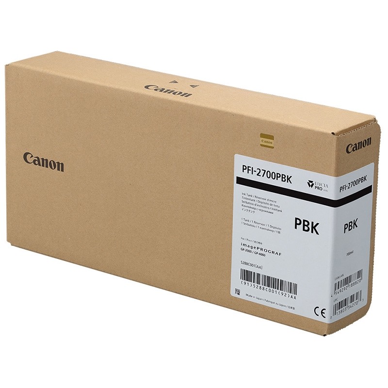 Canon pigmentno črnilo PFI-2700, 700 ml, Photo Black