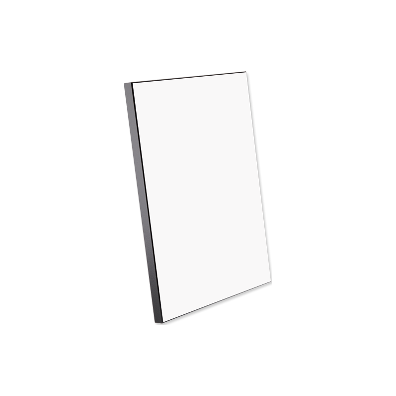 ChromaLuxe lesena foto plošča, bela sijajna površina, 240 x 360 mm