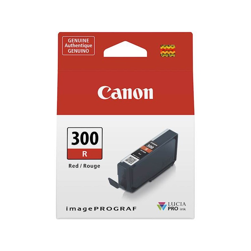 Canon črnilo PFI-300, 14,4 ml, Red