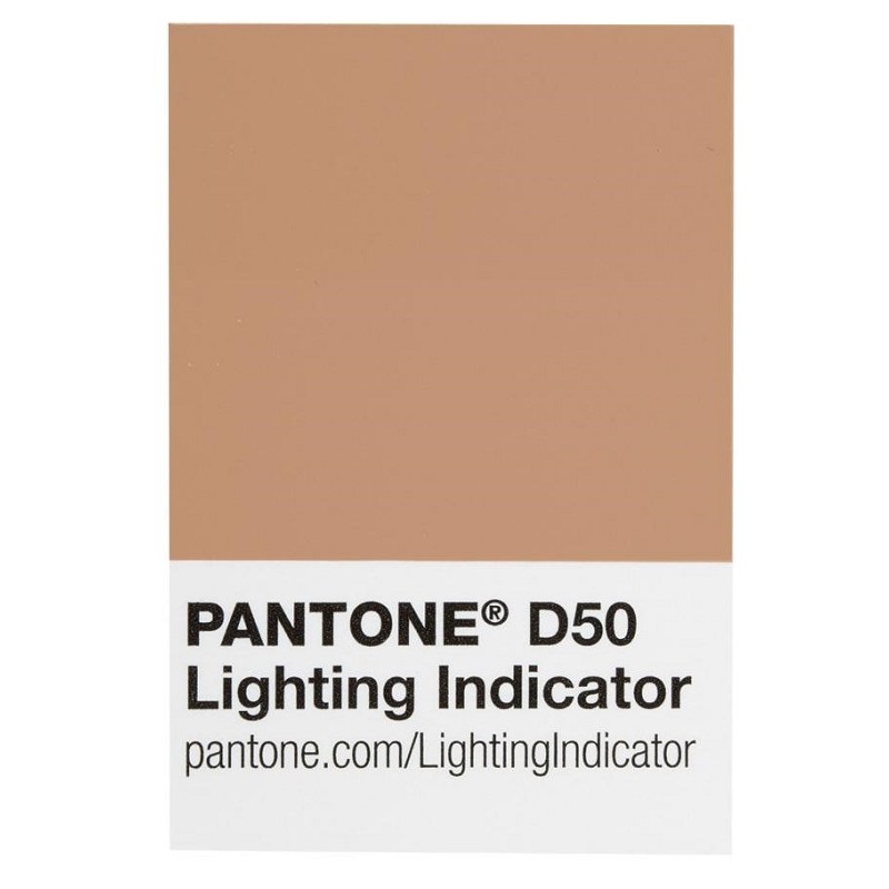 Pantone Lighting Indicator Stickers D50