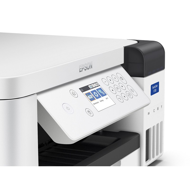 Epson SureColor F100 ima velik zaslon.